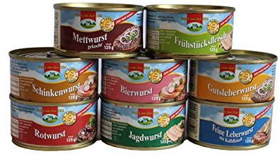 Eifler Wurstsorten Probierpaket 8 Dosen a 125 g