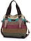 CHEREEKI Damen-Handtasche, Umhängetasche, gestreift, mehrfarbig, Umhängetasche aus Stoff, für Damen/Mädchen, Mehrfarbig-1., one size, Schultergurt