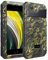 Beeasy für iPhone SE 2020/2022 Hülle, iPhone 8/7 Hülle Wasserdicht Outdoor Case Stoßfest Panzerhülle 360 Grad Schutzhülle mit Displayschutz, Robust Metall Heavy Duty Handyhülle, Camouflage