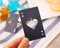 Onlineforu LTD Bottle Opener – Credit Card-Size Stainless Steel Beer Opener – Sleek Black Pocker Cap Opener Portable– Compact & Durable Bar Tool for Wallet or Pocket