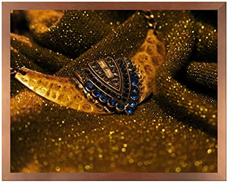arte-tuo Bilderrahmen Saphir 60x90 cm Kupfer Optik mit klarem Kunstglas für Poster Puzzle Diamond Painting
