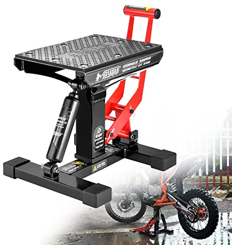 Hydraulic Dirt Bike Stand 1000lbs for Motorcycle Maintenance Oil Change