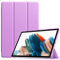 TiMOVO Case for Samsung Galaxy Tab A8 Case 10.5 2021/2022 (SM-X200/SM-X205), Samsung A8 Tablet Case, Slim Translucent Frosted Hard Back Tri-Fold Protective Cover, Purple