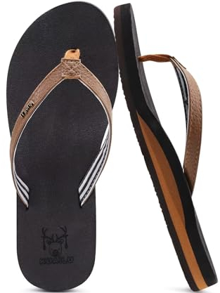 KuaiLu Flip Flops Damen Weich Stoff Zehentrenner Frauen Bade Sandalen Bequeme Füße Badelatschen Yoga Matte Fussbett Sommer Strand Zehensandalen rutschfest Gummi Indoor Outdoor Braun 38