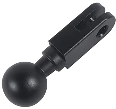 FEICHAO Zwei Kartensteckplätze, 17 mm Kugelkamera-Schnittstelle mit 6,35 mm Lochhalter, kompatibel mit GoPro Action-Kamera, Fotografie-Ausrüstungszubehör