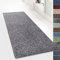 KARAT Teppich Läufer für Küche, Flur & Wohnraum - Teppichläufer auf Maß - Meterware - Flurteppich - Küchenläufer - Wohnzimmer Teppich (80 x 200 cm, Turbo - Grau)