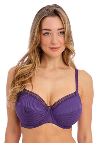 Fantasie Fusion Full Cup Side Support Bra BlackBerry Purple 32E