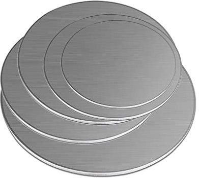 JEEIJ Placa Redonda De Acero Inoxidable, Diámetro 40Mm 42Mm 45Mm 48Mm Disco De Lámina Circular, Espesor 1,1Mm 1,3Mm 1,8 Mm 2,7Mm Disco Redondo (Size : 40mmx1.1mm(5pcs))