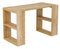furni24 Schreibtisch fürs Arbeitszimmer und Home Office - Bürotisch Regal PC Tisch Schublade Ablage - laminierter Computertisch aus Holz, Arbeitstisch, Tisch aus 25 mm Spanplatte (Eiche, 120x60x75cm)