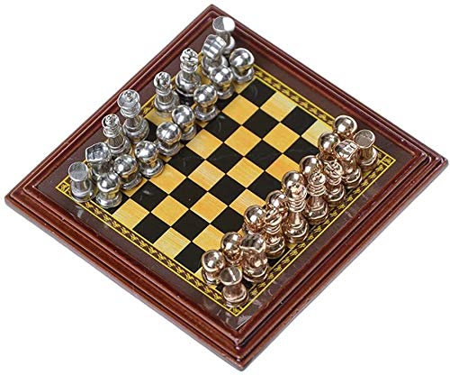 Wooden chess game And King outdoor play Chess Classic zinc alloy chessmen