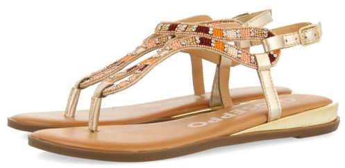 GIOSEPPO Palatka, Damensandale, Gold, 36 EU, gold, 36 EU