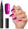 3 in 1 Nail Polish Pen, UV/LED Gel - Need To Use Lamp for Drying - One Step Gel Polish Pen Brush Soak Off Ideal for Home and Professional Manicure, 1PC