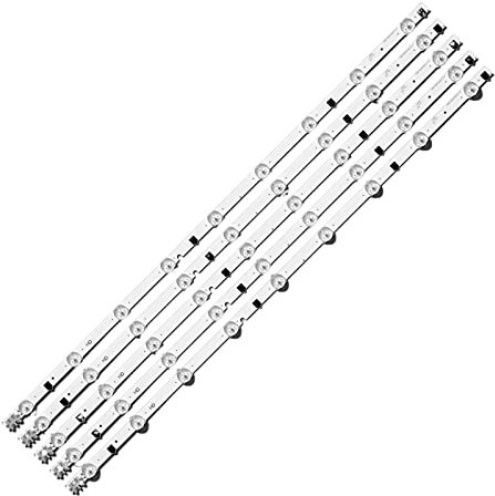 SENHE 5 pz/set 9LEDS 650MM Led retroilluminazione striscia misura per Samsung 32 TV D2GE-320SC0-R3 2013SVS32H 2013SVS32F CY-HF320GEV5H