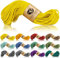 Ganzoo Paracord 350 Seil, Nylon Polyester, 2,5mm, Typ 1, 30m, Outdoor Schnur, Allzweckseil, Takelung für Armband, Hundehalsband, Hundeleine Knüpfen, Camping Survival, gelb