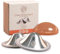 Silvercuppa® The Original Silver - Bonnets d'allaitement | Boucliers pour tétons d'allaitement pour nouveau-nés avec anneau en silicone souple et étui de transport, argent 925 | Essentiels essentiels