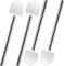 BRISKORE 4er Set Toilettenbürsten, Klobürste Edelstahlgriff Rostfrei mit Austauschbarem Kopf, WC Bürste