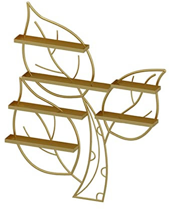 Nail Polish Organizer Wall Mounted Stand Wall-mounted Nail Polish Rack Metal Display Rack, Golden Essential Oil Cosmetics Storage Display Rack, Polish Racks for Nail Salon Alcohol Ink Paint