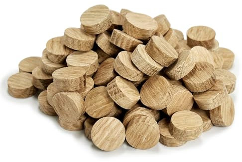 Cache-vis en chêne à grain croisé (100, 8 mm)