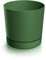 Pot de fleurs diamètre 24 cm, hauteur 23 cm, cache-pot au design élégant en plastique durable, résistant aux intempéries et aux UV, pots de fleurs pour un aménagement élégant de jardin et de pièce,