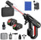 Portable Car Pressure Washer - 80 Bar Cordless Electric Power Washer 3-Stage Adjustable Pressure Washer, LCD Display, with tap connector for Car/Floor/Garden Cleaning & Watering
