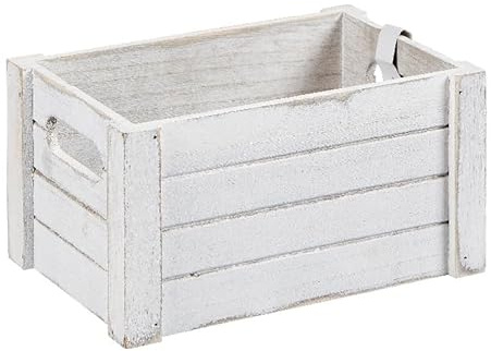 Kesper Dekokiste Weiss ca 26x17x13cm