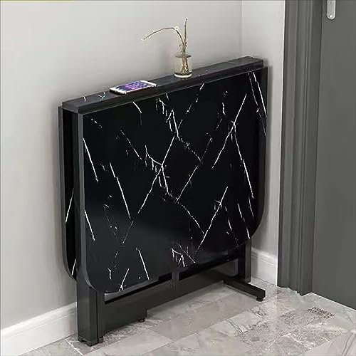 Klappbarer Esstisch aus Massivholz, Blätter-Design, multifunktional, erweiterbar, platzsparend, für Küche, Wohnzimmer, Heimdekoration