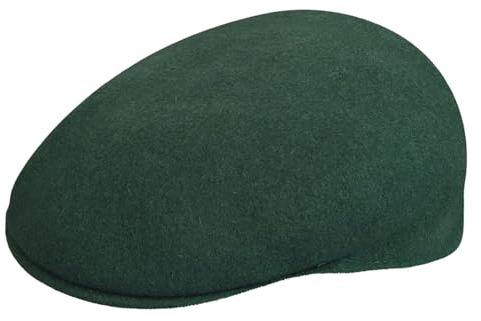 Kangol Coppola 504 Pepe Donna/Uomo - Cappellino da Uomo Berretto Piatto in Lana con Visiera Estate/Inverno Primavera Estate Autunno Inverno