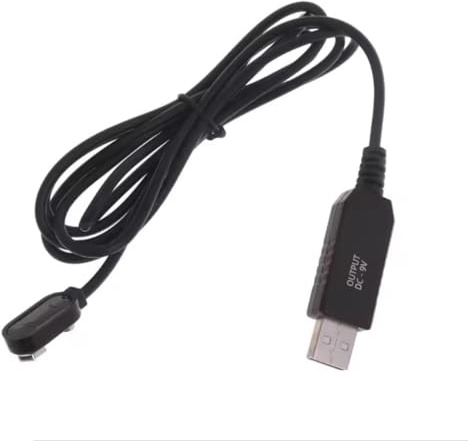 Cable Adaptador USB para Conexión de Pila LR9, Conector de Carga DC 5V. Apto para baliza v16 con Esa Pila