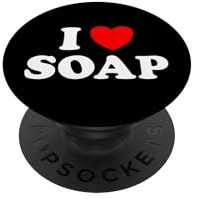 I Love Soap Lustiger Ventilator für Bad Dusche Suds Bubble So Fresh Clean PopSockets Klebender PopGrip