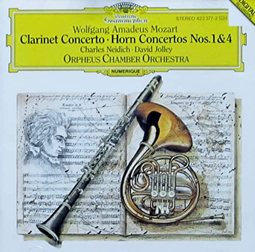 Hornkonzert 1 und 4 / Klarinettenkonzert KV 622