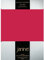 Janine Spannbettlaken Elastic - extra weiches und elastisches Spannbetttuch - für Matratzen 180x200cm bis 200x220cm rot