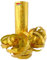 PARTY DISCOUNT Luftschlange Holographie Gold, 7 mm x 4 m