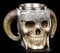Nemesis Now Mug Chope Tête de Mort Viking Marron 16cm B2091F6