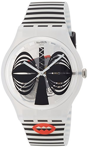Swatch Unisex-Uhren Analog Quarz One Size Silikon 86997401