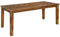 Wohnling Esszimmertisch Kalkutta 180 x 90 x 76 cm, Massivholz Esstisch für 6-8 Personen, Großer Küchentisch Bootsholz Shabby Chic, Tisch Esszimmer rechteckig