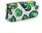 LParkin Tree Leaves Large Capacity Canvas Pencil Case Pen Bag Pouch Stationary Case Makeup Cosmetic Bag Gadget Box