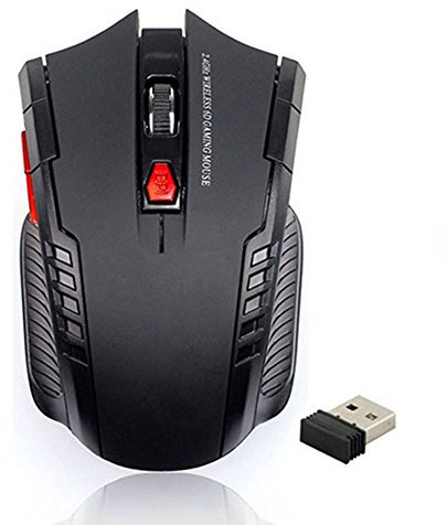 Gemini_mall® Wireless Mouse, 2.4G USB Wireless Mice Optical PC Laptop Notebook Computer Cordless Mouse with Nano Receiver, 6 Buttons, DPI Adjustable for Windows Mac Linux Vista Macbook Pro Apple iMac