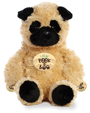 Aurora Peek A Boo- Elephant Plush, Grey