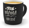 printplanet® - Kaffeebecher mit eigenem Text graviert - SoftTouch Tasse mit Wunschtext - Matt-gummierte Oberfläche - Farbe Schwarz - Motiv: Beste Mama