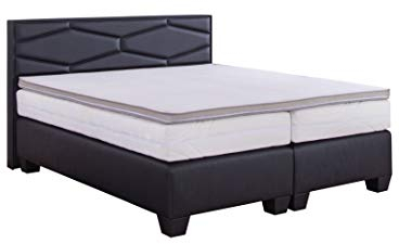 AUKONA Boxspringbett Fabios 120x200, Farbe wählen und ändern, 7 Zonen Taschenfederkern-Matratze, H2 H3 H4, Komfortschaum-Topper, Lieferung und Aufbau kostenlos