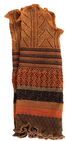Invero, Merino Armstulpen Ruby Mehrfarbig, 100% Wolle (Henna)
