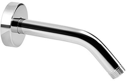NearMoon Duscharm mit Flansch, aus 304 Edelstahl Duschverlängerung Extender Rohr, Wandmontage für festen Badezimmer-Duschkopf, rostet nie (15,2 cm, Chrom-Finish)