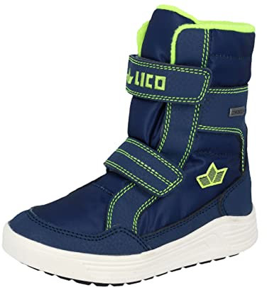 Lico Namsos V, Stivali da Neve, Marine/Lemon, 28 EU