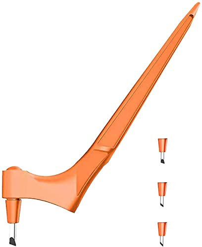 Utensili da taglio artigianali, lama in acciaio al carbonio rotante a 360 gradi (15°, 30°, 45°) Coltello da hobby per taglierina giroscopica. (arancia)