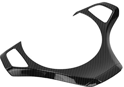 Coprivolante, rivestimento del volante in stile fibra di carbonio facile da installare per auto