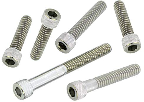 Screws4Bikes | 5x 1/4-20 x 5/8 (16mm) UNC Zylinderkopfschraube mit Innensechskant Zoll | Edelstahl