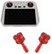 Tineer Mini 3 Pro Smart Controller Joystick aus Aluminiumlegierung, CNC-Sender Daumenwippe Joystick Ersatzteile Kompatibel mit DJI RC Controller Zubehör (Rot)