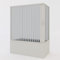 Box doccia sopravasca 70x170 in PVC h 150 a soffietto mod. Ortensia con apertura centrale