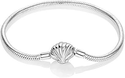 MULA 925 Sterling Silber Schlange Kette Charme Armband Gänseblümchen und Marienkäfer Anhänger mit 5A Cubic Zirconia für Frauen für Sie