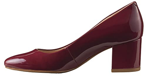 Easy Spirit Damen Cosma Pumps, Dunkelrotes Patent, 36 EU